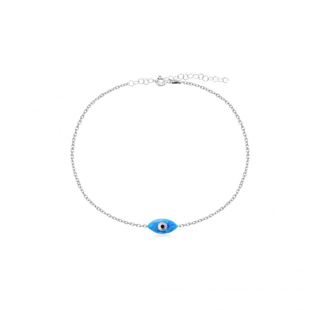 Opalite eye Silver Bracelet 925