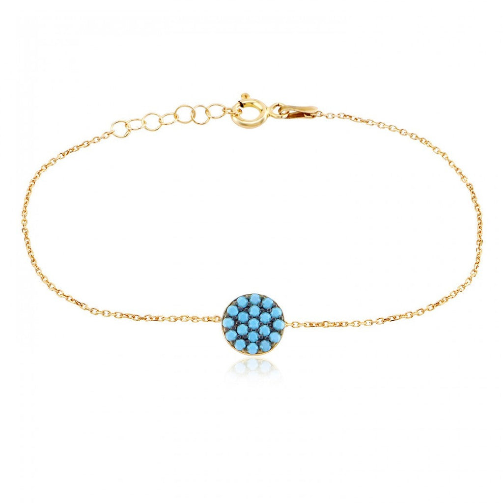 Turquoise Eye Bracelet 925