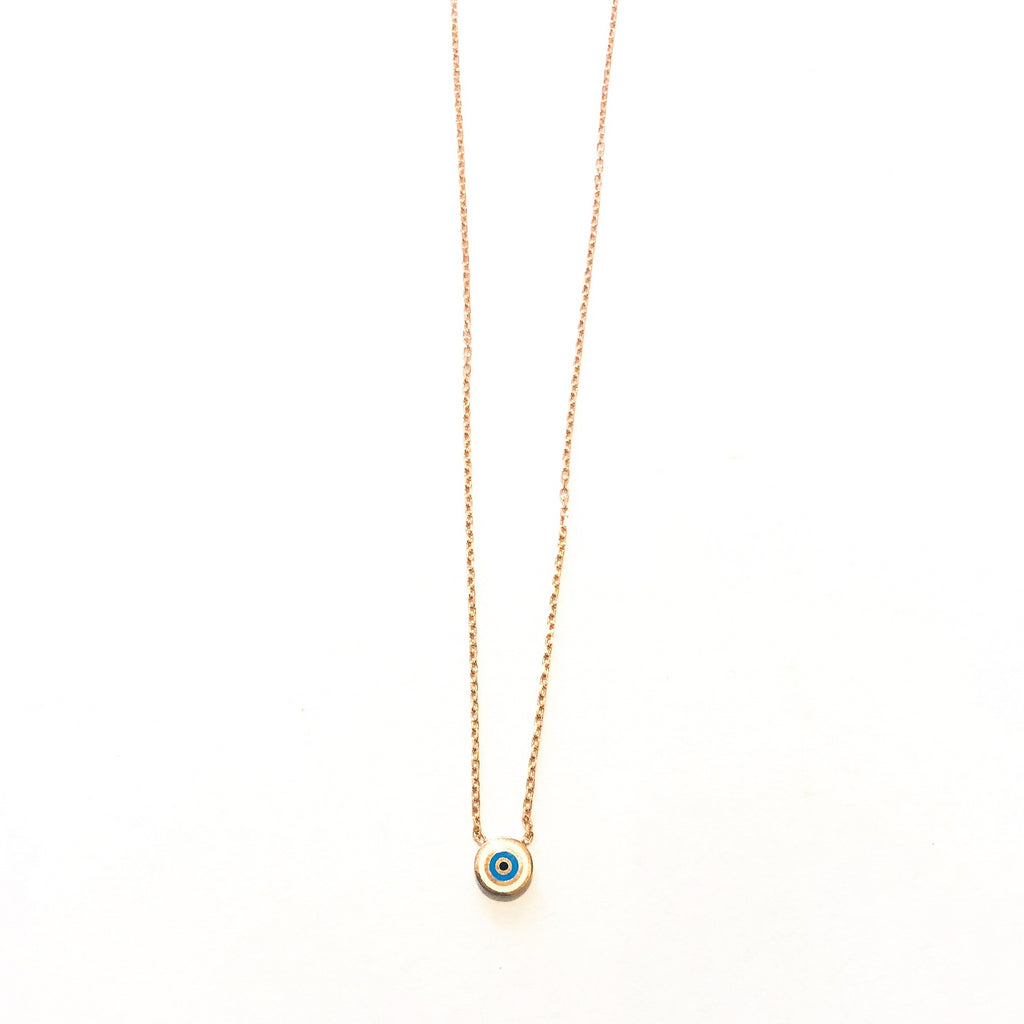 Small Mati Rose Gold Necklace