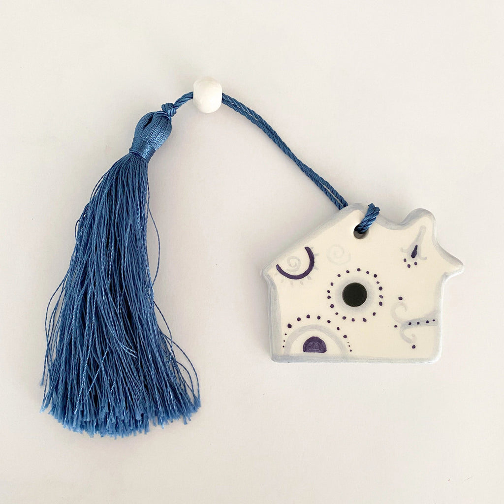 Small Ceramic House Charm 1