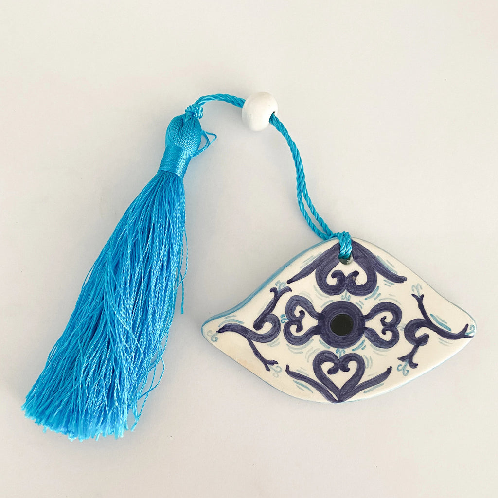 Small Mati Ceramic House Charm 4