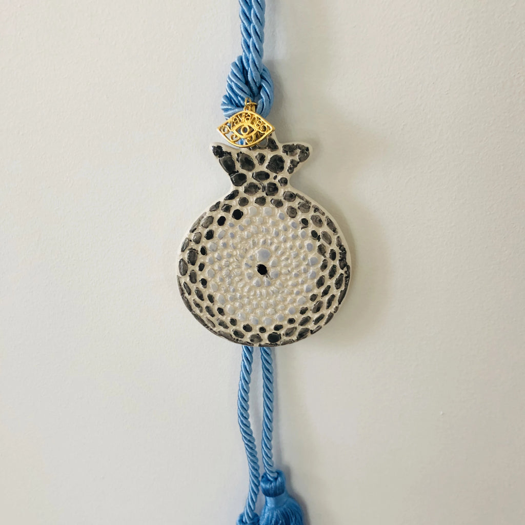 Pomegranate Eye Ceramic House Charm 2