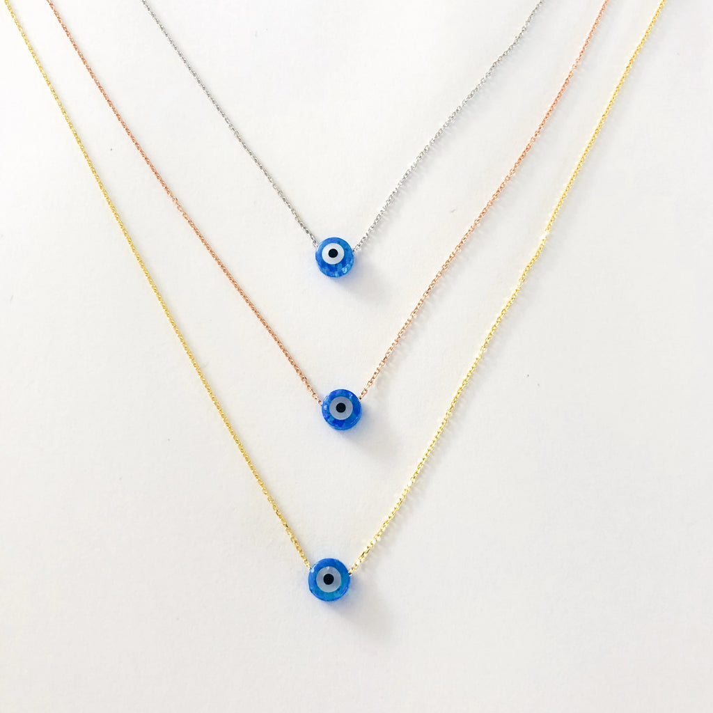 Opalite Mati Necklace - Blue